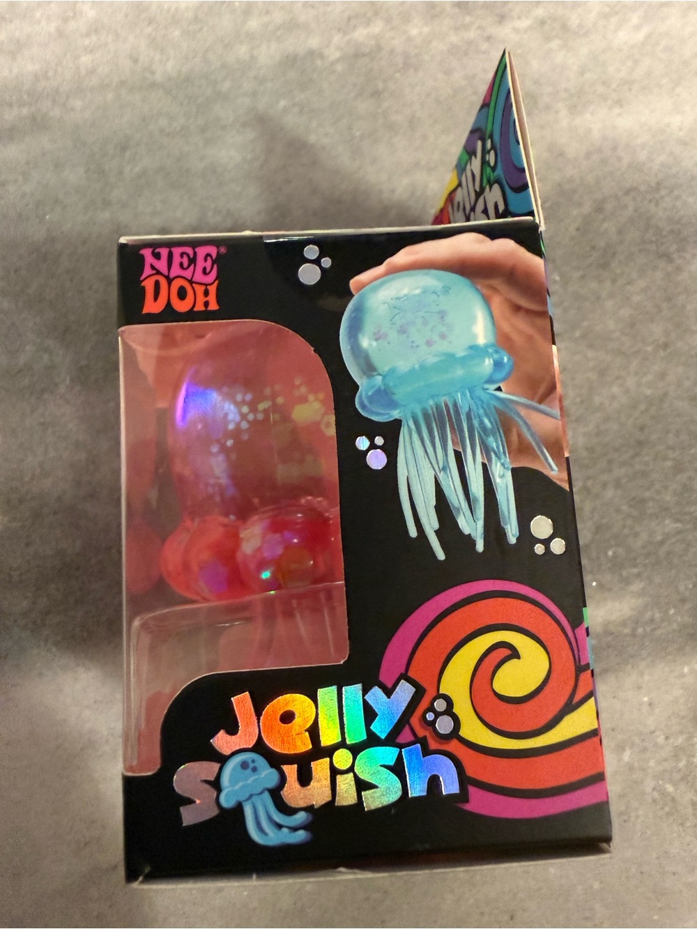 NeeDoh Jolly Squish Super Solid Squish - Pink Glitter - Picture 2 of 3